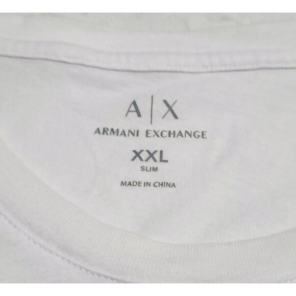 Armani Exchange Galaxy Graphic Slim Fit 2XL Designer T Shirt EUC - Picture 5 of 9